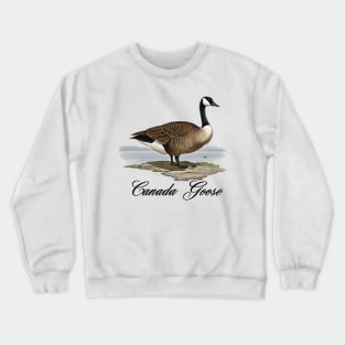 Canada Goose standing on an island Crewneck Sweatshirt